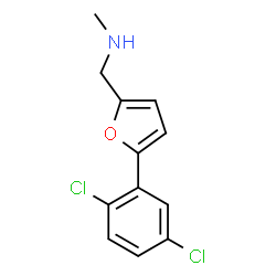 ChemSpider 2D Image | 1-[5-(2,5-Dichlorophenyl)-2-furyl]-N-methylmethanamine | C12H11Cl2NO