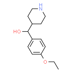 ChemSpider 2D Image | (4-Ethoxyphenyl)(4-piperidinyl)methanol | C14H21NO2