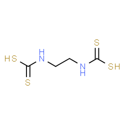 ChemSpider 2D Image | ETHYLENEBISDITHIOCARBAMIC ACID | C4H8N2S4