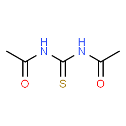 ChemSpider 2D Image | N,N'-Carbonothioyldiacetamide | C5H8N2O2S