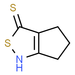 ChemSpider 2D Image | 1,4,5,6-Tetrahydro-3H-cyclopenta[c][1,2]thiazole-3-thione | C6H7NS2