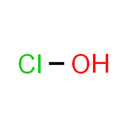 ChemSpider 2D Image | Hypochlorous acid | HClO