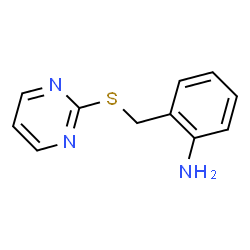 ChemSpider 2D Image | 2-[(2-Pyrimidinylsulfanyl)methyl]aniline | C11H11N3S