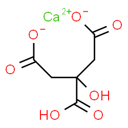 ChemSpider 2D Image | citric acid calcium salt | C6H6CaO7