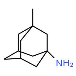 ChemSpider 2D Image | 3-Methyl-1-adamantanamine | C11H19N