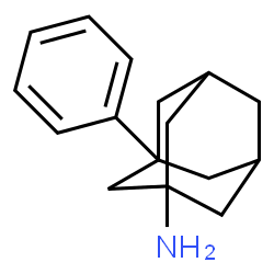 ChemSpider 2D Image | 3-Phenyl-1-adamantanamine | C16H21N