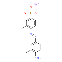 ChemSpider 2D Image | Sodium 4-[(E)-(4-amino-3-methylphenyl)diazenyl]-3-methylbenzenesulfonate | C14H14N3NaO3S