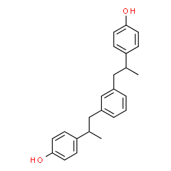 ChemSpider 2D Image | 1,3-Bis(2-(4-hydroxyphenyl)-2-propyl)benzene | C24H26O2