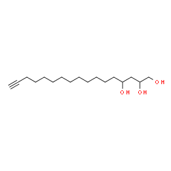 ChemSpider 2D Image | 16-Heptadecyne-1,2,4-triol | C17H32O3