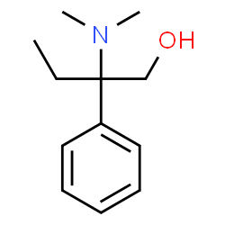 ChemSpider 2D Image | 2-(dimethylamino)-2-phenylbutanol | C12H19NO