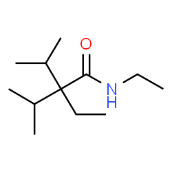 ChemSpider 2D Image | N,2-Diethyl-2-(isopropyl)-3-methylbutyramide | C12H25NO