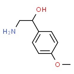 ChemSpider 2D Image | 2-Amino-1-(4-methoxyphenyl)ethanol | C9H13NO2