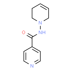 ChemSpider 2D Image | N-(3,6-Dihydro-1(2H)-pyridinyl)isonicotinamide | C11H13N3O
