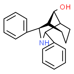 ChemSpider 2D Image | (1R,2R)-2,4-Diphenyl-3-azabicyclo[3.3.1]nonan-9-ol | C20H23NO
