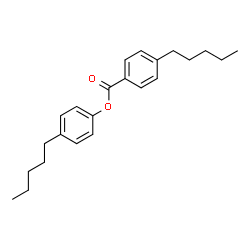 ChemSpider 2D Image | 4-Pentylphenyl 4-pentylbenzoate | C23H30O2