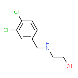 ChemSpider 2D Image | 2-(3,4-Dichlorobenzylamino)ethanol | C9H11Cl2NO