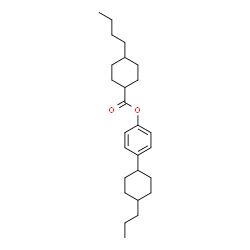 ChemSpider 2D Image | 4-(4-Propylcyclohexyl)phenyl 4-butylcyclohexanecarboxylate | C26H40O2