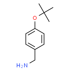 ChemSpider 2D Image | 4-TERT-BUTOXY-BENZYLAMINE | C11H17NO