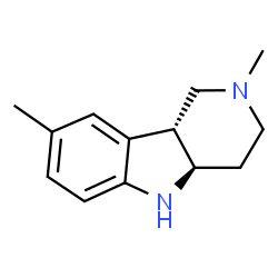ChemSpider 2D Image | (4aR,9bR)-2,8-Dimethyl-2,3,4,4a,5,9b-hexahydro-1H-pyrido[4,3-b]indole | C13H18N2