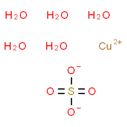ChemSpider 2D Image | Copper(II) sulfate pentahydrate | H10CuO9S