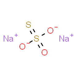 ChemSpider 2D Image | Sodium thiosulfate | Na2O3S2