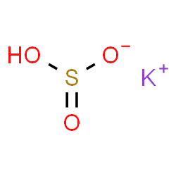 ChemSpider 2D Image | Potassium hydrogen sulfite | HKO3S