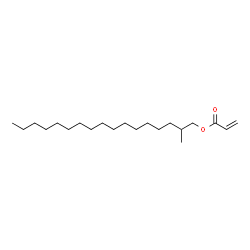 ChemSpider 2D Image | 2-Methylheptadecyl acrylate | C21H40O2