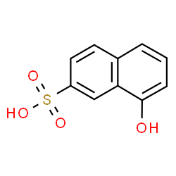 ChemSpider 2D Image | 8-Hydroxy-2-naphthalenesulfonic acid | C10H8O4S