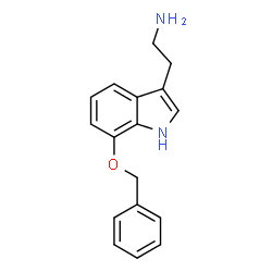 ChemSpider 2D Image | 7-Benzyloxytryptamine | C17H18N2O