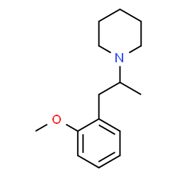 ChemSpider 2D Image | 1-[1-(2-Methoxyphenyl)-2-propanyl]piperidine | C15H23NO