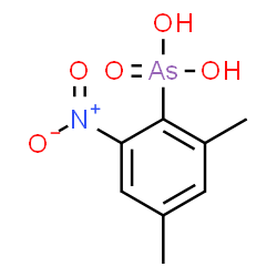 ChemSpider 2D Image | (2,4-Dimethyl-6-nitrophenyl)arsonic acid | C8H10AsNO5