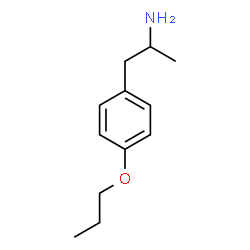 ChemSpider 2D Image | 1-(4-Propoxyphenyl)-2-propanamine | C12H19NO
