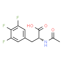 ChemSpider 2D Image | N-Acetyl-3,4,5-trifluoro-D-phenylalanine | C11H10F3NO3