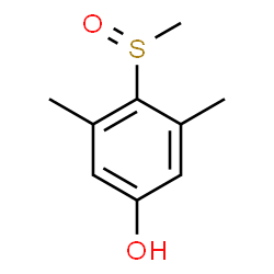 ChemSpider 2D Image | 3,5-Dimethyl-4-(methylsulfinyl)phenol | C9H12O2S