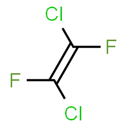 ChemSpider 2D Image | 1,2-DICHLORO-1,2-DIFLUOROETHYLENE | C2Cl2F2