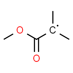 ChemSpider 2D Image | 1-Methoxy-2-methyl-1-oxo-2-propanyl | C5H9O2