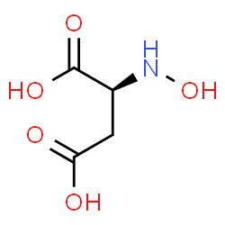 ChemSpider 2D Image | N-Hydroxyaspartic acid | C4H7NO5