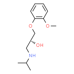 ChemSpider 2D Image | Levomoprolol | C13H21NO3