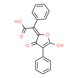 ChemSpider 2D Image | Pulvinic acid | C18H12O5
