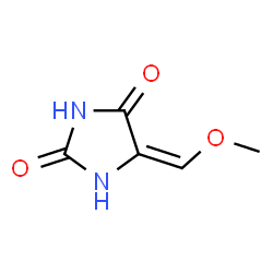 ChemSpider 2D Image | (5E)-5-(Methoxymethylene)-2,4-imidazolidinedione | C5H6N2O3