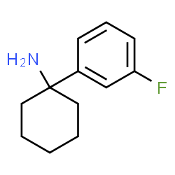 ChemSpider 2D Image | 1-(3-Fluorophenyl)cyclohexanamine | C12H16FN