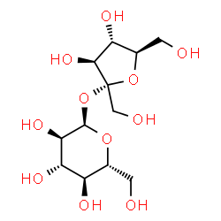 ChemSpider 2D Image | alpha-D-Fructofuranosyl alpha-D-glucopyranoside | C12H22O11
