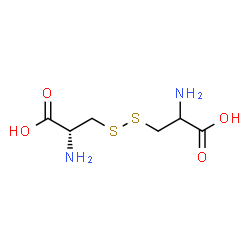 ChemSpider 2D Image | 2-amino-3-(((R)-2-amino-2-carboxyethyl)disulfanyl)propanoic acid | C6H12N2O4S2