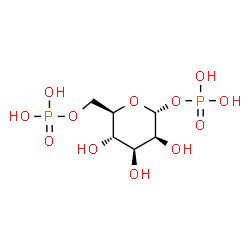 ChemSpider 2D Image | 1,6-Di-O-phosphono-alpha-D-mannopyranose | C6H14O12P2