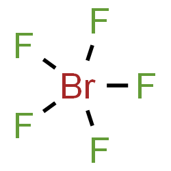 ChemSpider 2D Image | Bromine pentafluoride | BrF5
