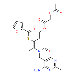 ChemSpider 2D Image | Acefurtiamine | C21H24N4O7S