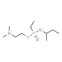 ChemSpider 2D Image | O-sec-Butyl S-[2-(dimethylamino)ethyl] ethylphosphonothioate | C10H24NO2PS