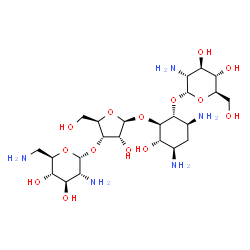 ChemSpider 2D Image | Paromomycin II | C23H45N5O14