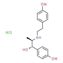ChemSpider 2D Image | Ritodrine hydrochloride | C17H22ClNO3