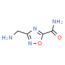 ChemSpider 2D Image | 3-(Aminomethyl)-1,2,4-oxadiazole-5-carboxamide | C4H6N4O2